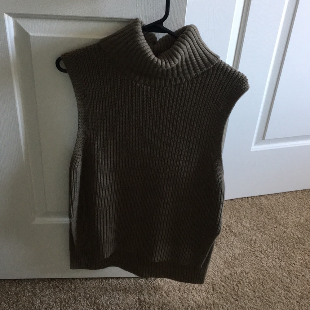 Olive green sweater turtleneck